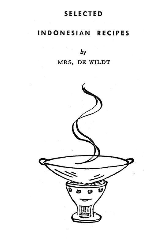 Selected Indonesian Recipes
